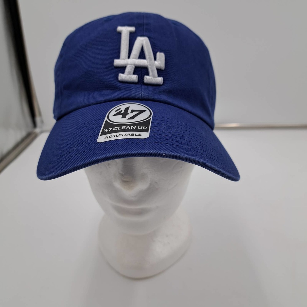 NWT MLB 47 Brand Clean Up Baseball Hat-Los Angeles Dodgers Home Hat Blue